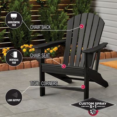 Image showing  12 oz. Black Stops Rust Custom 5-in-1 Spray Paint, Semi-Gloss