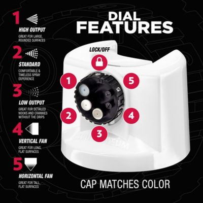 Image showing  12 oz. White Stops Rust Custom 5-in-1 Spray Paint, Gloss