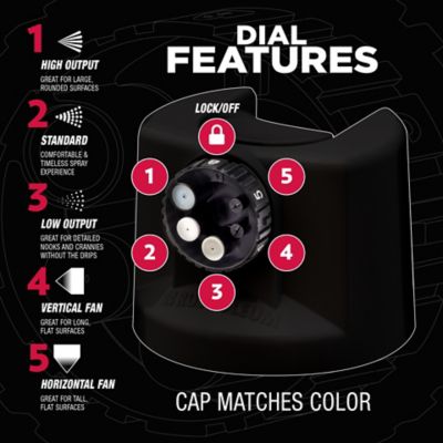 Image showing  12 oz. Black Stops Rust Custom 5-in-1 Spray Paint, Flat