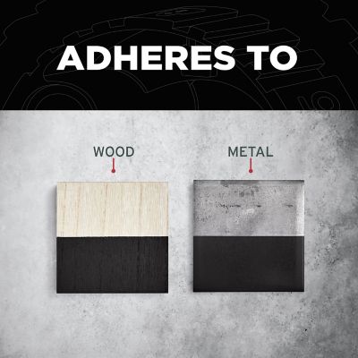 Image showing  12 oz. Black Stops Rust Custom 5-in-1 Spray Paint, Flat