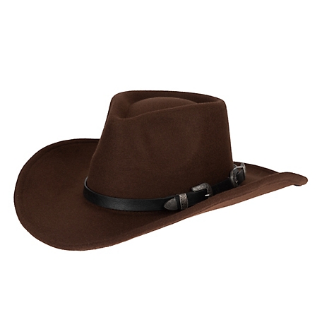 San Diego Hat Company Cowboy Hat with Double Buckle