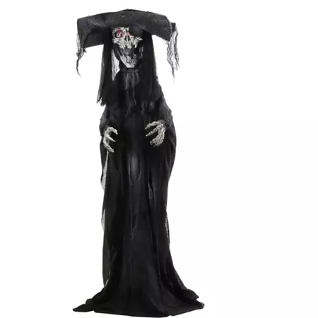 Haunted Hill Farm Captain Dreadful the shaking animatronic pirate with light-up eyes for spooky Halloween decoration Halloween Animatronics