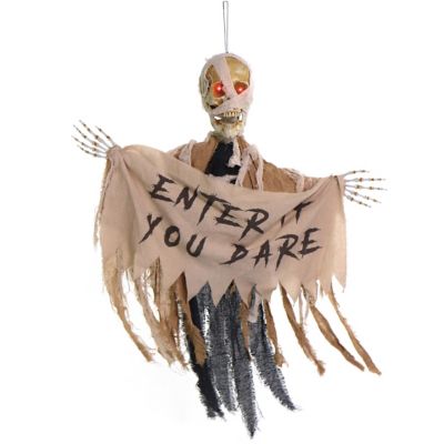 Haunted Hill Farm Danger McRibsey the Animatronic Skeleton Mummy Greeter