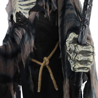Image showing  7 ft. Tall Khronos the Rotting Reaper by SVI Halloween Animatronic, Premium Talking Decoration, Plug-In