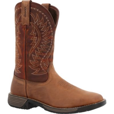 Rocky Men's Rugged Trail Leather Western Boots, 11 in.