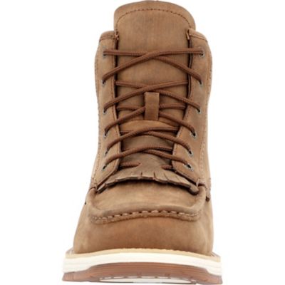 Image showing 3 th Rocky Farmstead 6 in. Lace Up Leather Boot