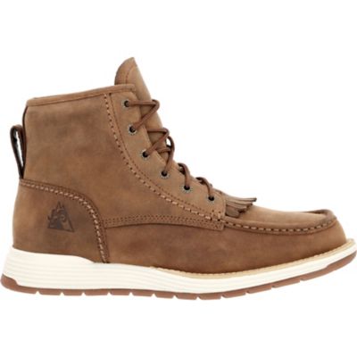 Image showing 6 th Rocky Farmstead 6 in. Lace Up Leather Boot
