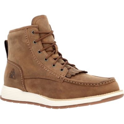 Rocky Farmstead 6 in. Lace Up Leather Boot