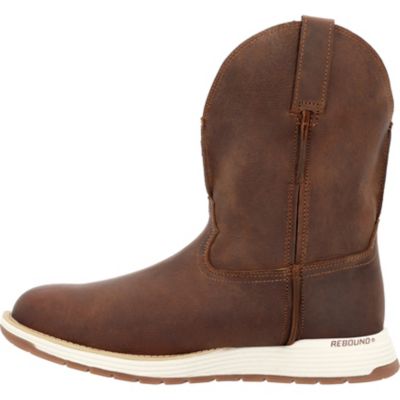 Image showing  Farmstead 10 in. Composite Toe Unlined Leather Boot