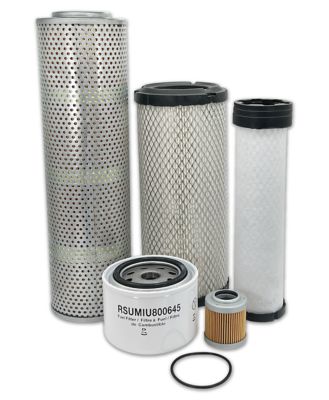 Hero Preventative Maintenance Kit for John Deere 27D Excavator, S/N -250000 (5 Micron Fuel Filter)