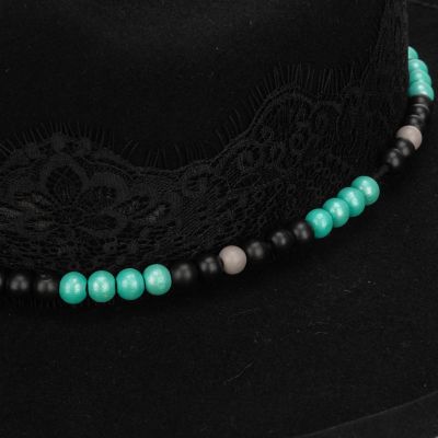 Image showing  Rancher With Lace and Turquoise Trim