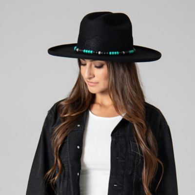 Image showing  Rancher With Lace and Turquoise Trim