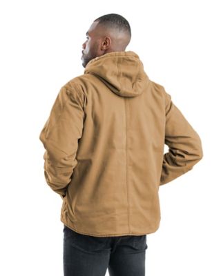 Image showing  Men's Sherpa-Lined Duck Hooded Jacket