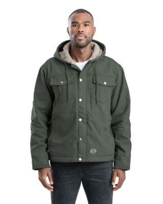 Carhartt Men's Washed Duck Sherpa-Lined Jacket, 104392 at Tractor ...