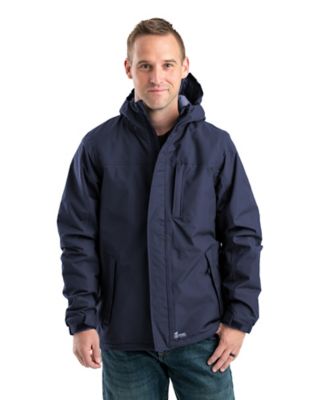 Berne Men's Coastline Nylon Waterproof Insulated Storm Jacket at ...