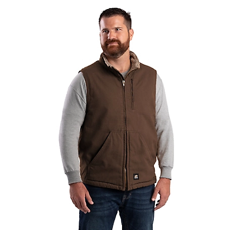 Berne Men's Sherpa-Lined Duck Vest at Tractor Supply Co.