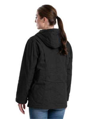 Image showing  Women's Quilt-Lined Washed Duck Utility Coat