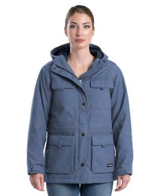 Berne Women s Heathered Duck Hooded Insulated Jacket at Tractor Supply Co