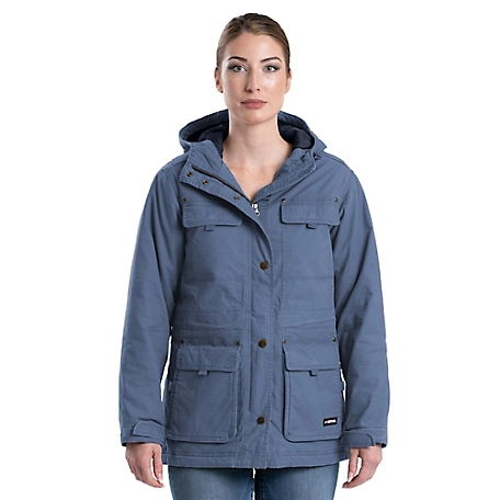 Berne Women's Quilt-Lined Washed Duck Utility Coat