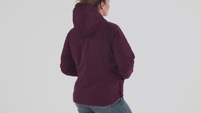 Image showing  Women's Sherpa-Lined Softstone Duck Hooded Jacket
