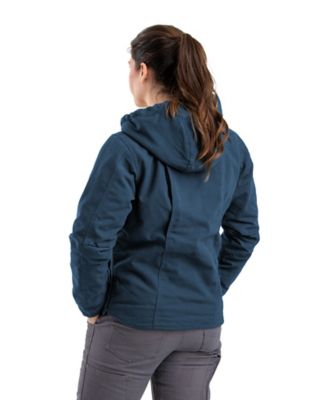 Image showing  Women's Sherpa Lined Softstone Duck Hooded Jacket