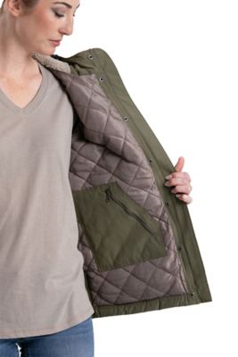 Image showing  Women's Softstone Micro Duck Hooded Jacket