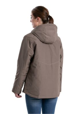 Image showing  Women's Softstone Micro Duck Hooded Jacket