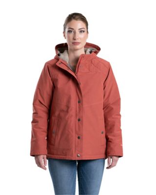 Berne Women's Softstone Micro Duck Hooded Jacket