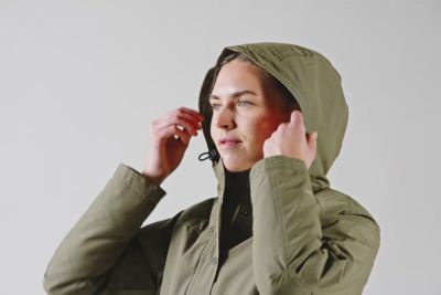 Image showing  Women's Softstone Micro Duck Hooded Jacket