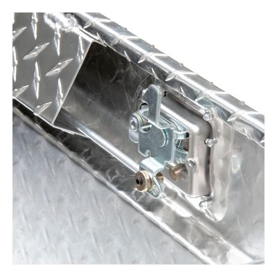 Image showing  72 in. Low Profile Crossover Truck Tool Box with Paddle Handles, Bright Aluminum