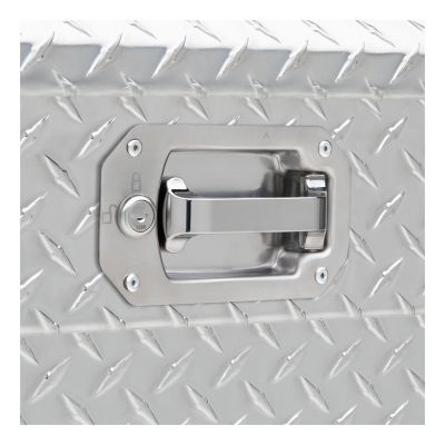 Image showing  72 in. Low Profile Crossover Truck Tool Box with Pull Handles, Bright Aluminum