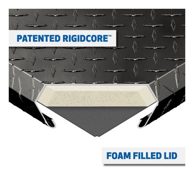 Image showing  72 in. Low Profile Crossover Truck Tool Box with Pull Handles, Gloss Black