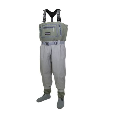 Frogg Toggs Mens Green Pilot River Guide HD Stockingfoot Chest Waders