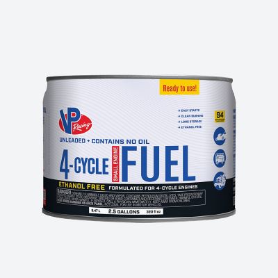 VP Racing Fuels 4- Cycle Fuel, 2.5 gal.