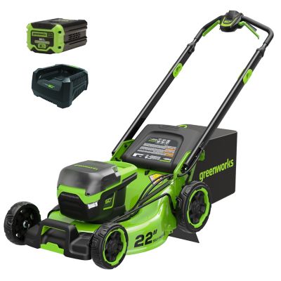 Greenworks 60V 22-in. Brushless Cordless Battery Walk-Behind Push 