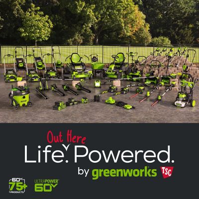 Image showing 7 th Greenworks 22 in. 60V Cordless Walk-Behind String Trimmer, Battery and Charger Included