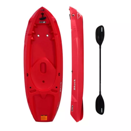 Lifetime Shark Youth Sit-On-Top Kayak 6-Foot Fire Red Kayaks