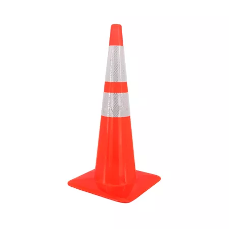 Radians 28 in Safety cone with reflective strip Traffic Cones