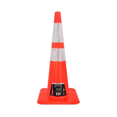 Image showing  28 in. Safety Cone with Reflective Stripe
