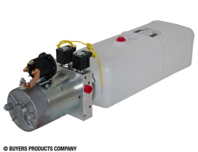 Image showing  4-Way DC Power Unit-Electric Controls Horizontal Poly Reservoir