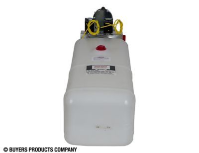 Image showing  4-Way DC Power Unit-Electric Controls Horizontal Poly Reservoir