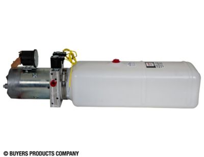 Image showing  4-Way DC Power Unit-Electric Controls Horizontal Poly Reservoir