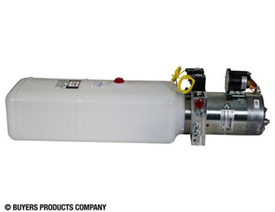 Image showing  4-Way DC Power Unit-Electric Controls Horizontal Poly Reservoir