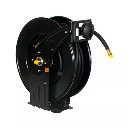 Buyers Products Steel Hose Reel with 50 Foot Hose for Use with Water or Air Inflatables Fuel Transfer Tank Accessories