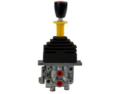 Buyers Products Single Lever Air Control Valve, 4-Way Hoist w/Feather Dwn PTO Output Funct w/Auto Kickout on Lower Spring Center