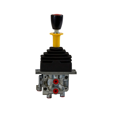 Buyers Products Single Lever Air Control Valve, 4-Way Hoist w/Feather Dwn PTO Output Funct w/Auto Kickout on Lower Spring Center
