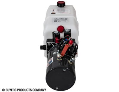Image showing  4-Way DC Power Unit-Electric Controls Horizontal Poly Reservoir