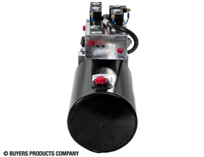 Image showing  0.75 gal. 4-Way/3-Way DC Power Unit-Electric Controls Horizontal