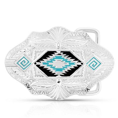 Montana Silversmiths Southwestern Skies Buckle, 1190PT-TQ