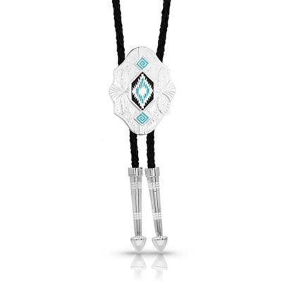 Montana Silversmiths Southwest Skies Scalloped Bolo Tie, BT190TQ